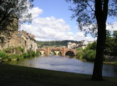 Espalion, alte Br�cke �ber den Lot