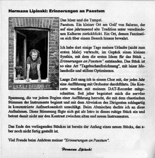 Inlay Text Schallplatte 6